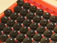 This beautiful keyboard makes you feel like you're working with a classic typewriter.