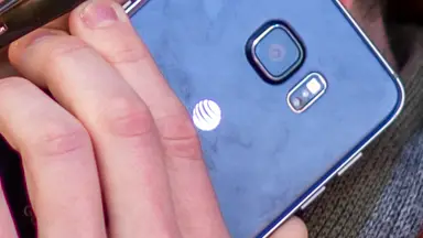 The Samsung Galaxy S6 Edge+ in use