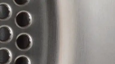 The interior of a conventional dryer