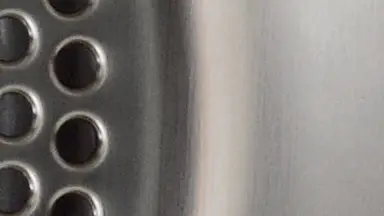The interior of a conventional dryer