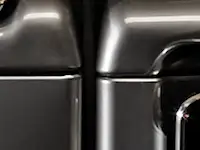 Whirlpool smart top load laundry pair in a laundry room
