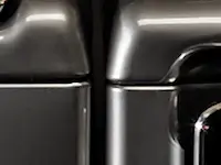 Whirlpool smart top load laundry pair in a laundry room
