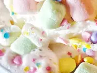 Unicorn hot chocolate is the most glittery beverage you'll ever drink.