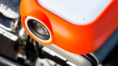 Graava camera mounted on a bike