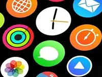 The Apple Watch apps menu