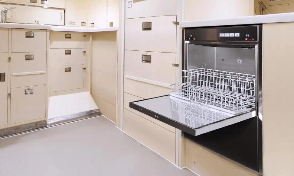 Jet Aviation Basel ADW aircraft dishwasher