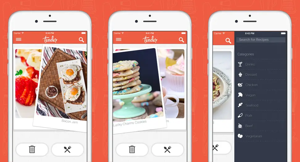The Tender app