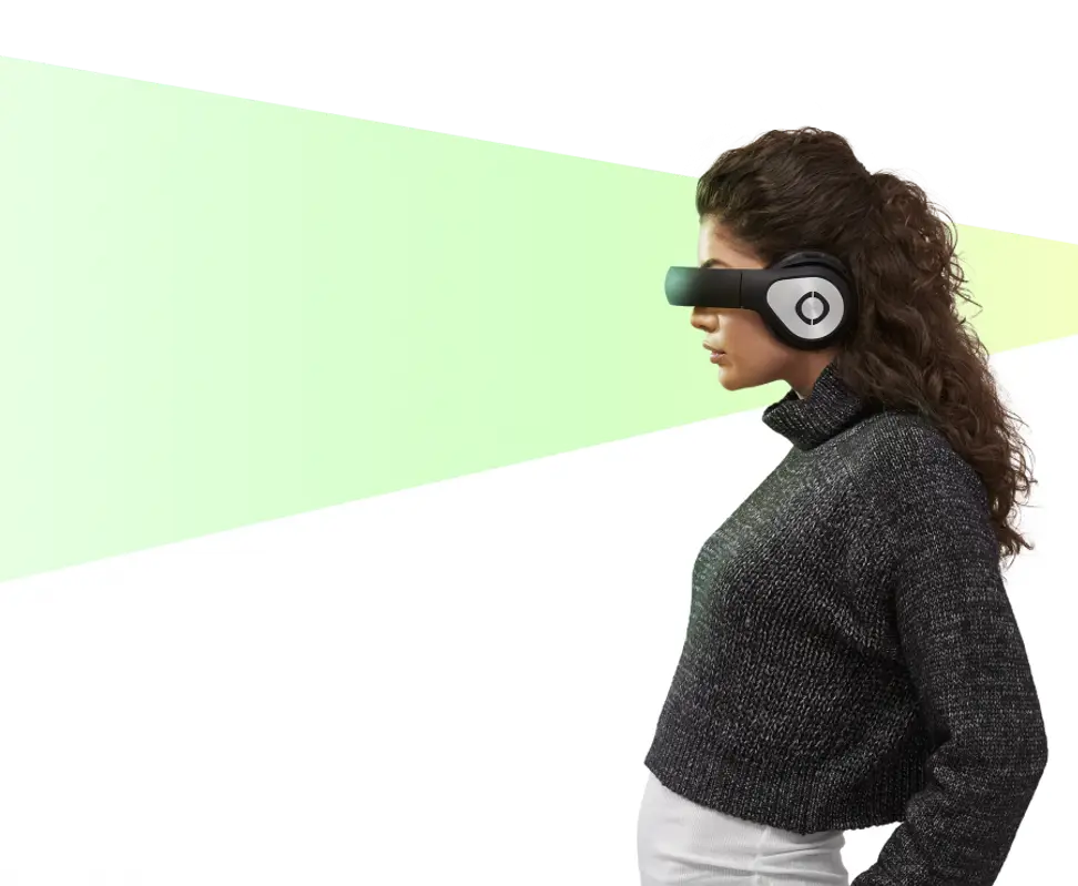 The production model of the Avegant Glyph