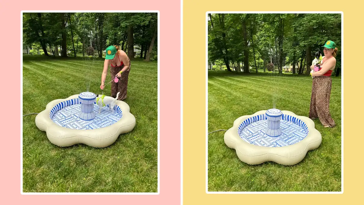 Minnidip inflatable pool review: A chic inflatable pool fountain - Reviewed