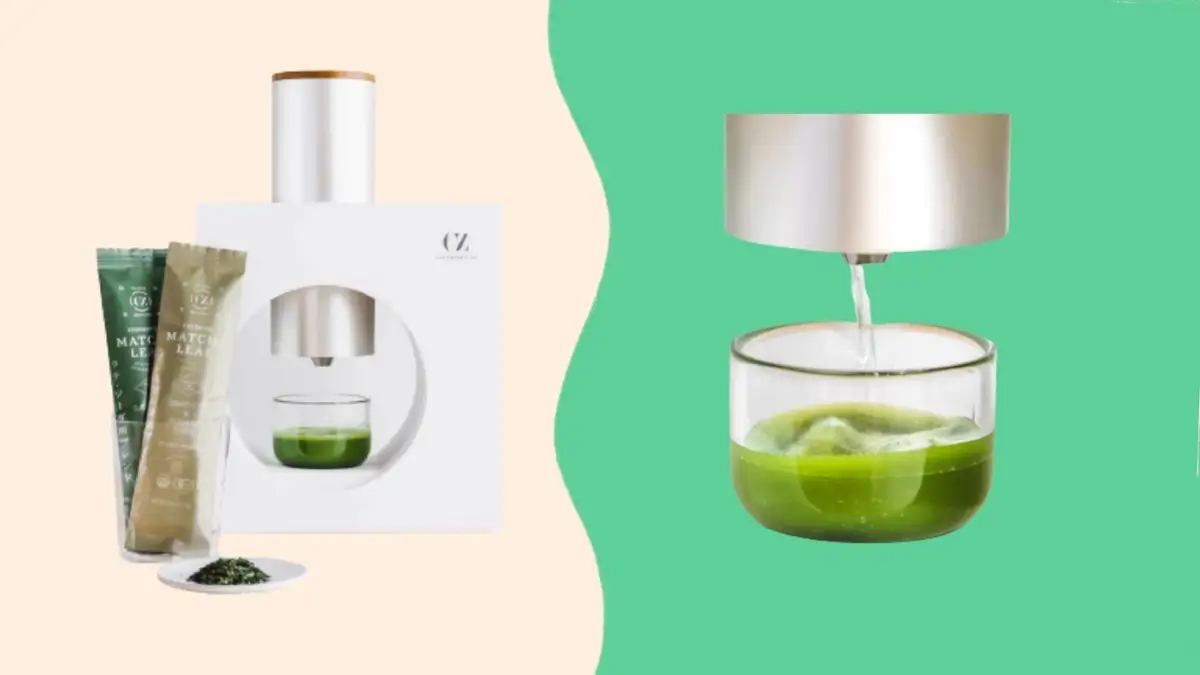 Cuzen Matcha Maker review: How to make matcha with the press of a ...