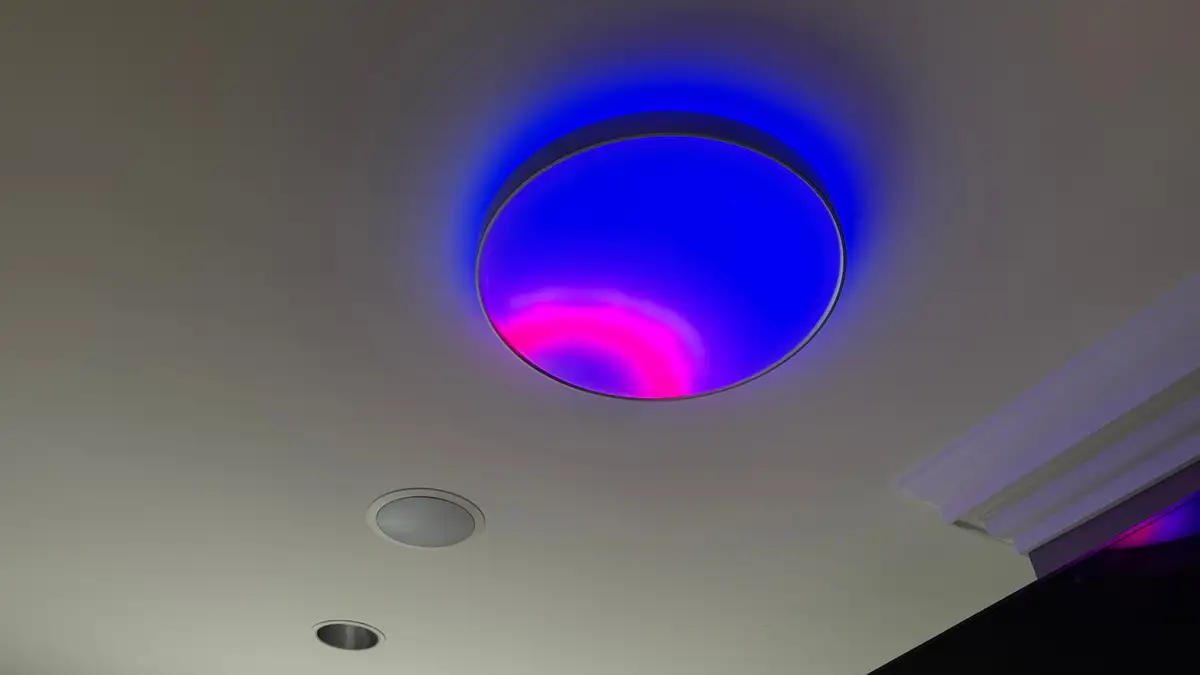 This huge Govee ceiling light shows animations and custom artwork