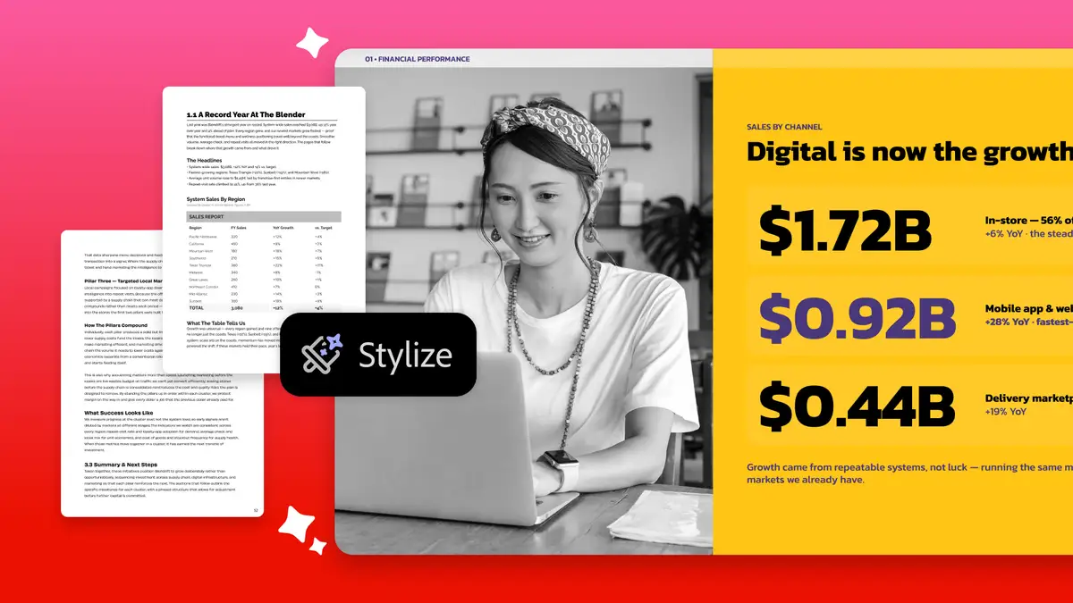 Adobe Acrobat Stylize helps professionals show up and stand out