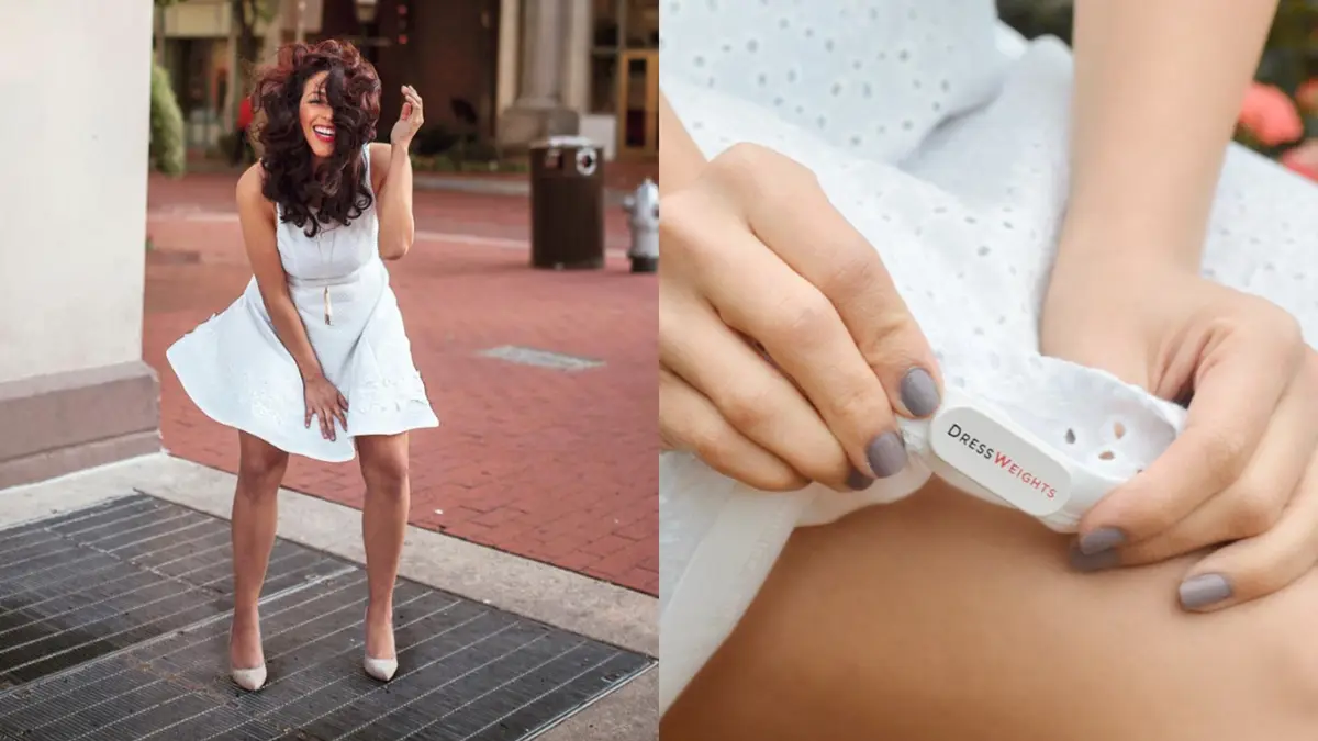Dress weights claim to keep your dress from blowing in the winddo they  work? - Reviewed