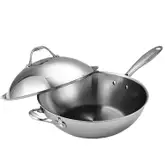 Product image of Cooks Standard 12-inch Wok with Dome Lid