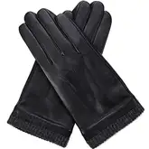 Product image of Harrms Touchscreen Leather Knitted Cuff Gloves