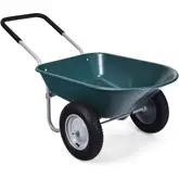 Product image of Goplus Dual Wheel Wheelbarrow