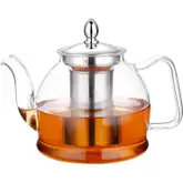 Product image of Hiware 1000ml Glass Teapot with Removable Infuser