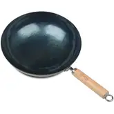 Product image of ZhenSanHuan Hand Hammered Iron Wok with Wooden Handle 
