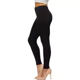Product image of Conceited Elsa Black High Waist Fleece Lined Leggings