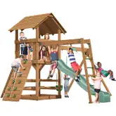 Product image of Creative Playthings Wooden Swing Set