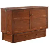Product image of Night & Day Furniture Murphy Cabinet Bed with Mattress