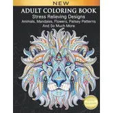 Product image of Cindy Elsharouni Stress Relieving Adult Coloring Book