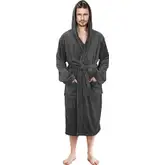 Product image of NY Threads Men’s Hooded Fleece Robe