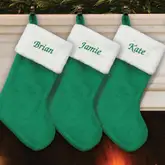 Product image of Personalized Plush Christmas Stocking