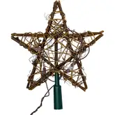 Product image of Kurt Adler Rattan Treetop Star