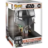 Product image of Pop! Chrome Mandalorian with the Child