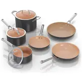 Product image of Ninja CW99009 Extended Life Premium Ceramic 9-piece Cookware Set