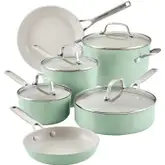 Product image of KitchenAid Ceramic 10-piece Hard Anodized Aluminum Nonstick Cookware