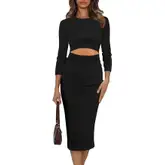 Product image of Pink Queen Bodycon Midi Sheath Dress