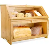 Product image of Homekoko Large Double-Layer Bamboo Bread Box
