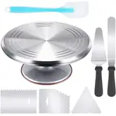 Product image of Kootek Aluminum Alloy 12-Inch Revolving Cake Stand