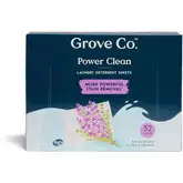 Product image of Grove Collaborative Power Clean Laundry Detergent Sheets