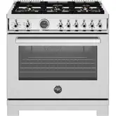 Product image of Bertazzoni PRO366BCFEPXT 36-Inch Dual-Fuel Range