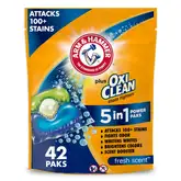 Product image of Arm & Hammer Plus OxiClean 5-in-1 Power Paks