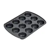 Product image of Wilton Gold Non-Stick Muffin Pan, 12-Cup