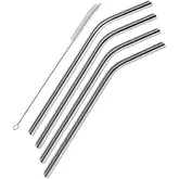 Product image of SipWell Stainless Steel Drinking Straws, Set of 4