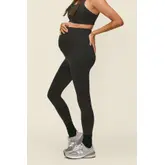 Product image of Girlfriend Black Seamless Maternity Legging