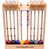 Product image of AmishToyBox 8-Player Croquet Set