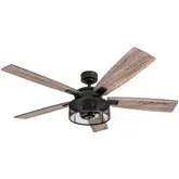 Product image of Honeywell Carnegie Industrial Farmhouse LED Ceiling Fan