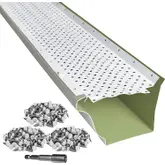 Product image of LeafTek 5" Gutter Guard Leaf Protection