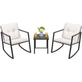 Product image of Greesum Rocking Wicker Bistro Set