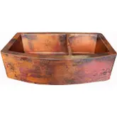 Product image of Color y Tradicion Rounded Apron-Front Copper Sink