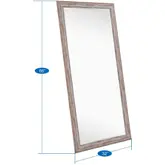 Product image of Naomi Home Rustic Full-Length Floor Mirror