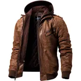 Product image of Flavor Men’s Leather Motorcycle Jacket