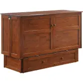 Product image of Night & Day Furniture Murphy Cabinet Bed with Mattress
