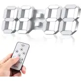 Product image of Wise Tiger 3D LED Wall Clock with Remote Control